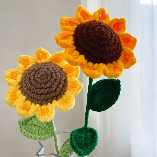 Handgehaakt Zonnebloem Boeket – Een Creatief Moederdaggeschenk