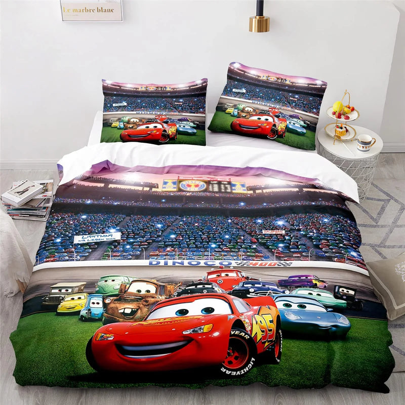Cars Lightning McQueen Beddengoedset – Leuke en Comfortabele Set voor Kinderen