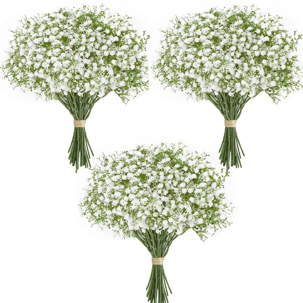 10/15x Kunstbloemen Gipskruid | Bruiloft & Interieurdecoratie | DIY Nepbloemen voor Boeket