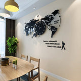 Artsy Time Unieke Acryl 3D DIY Wandklok