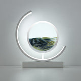 3D Zandschaal Tafellamp - Abyss