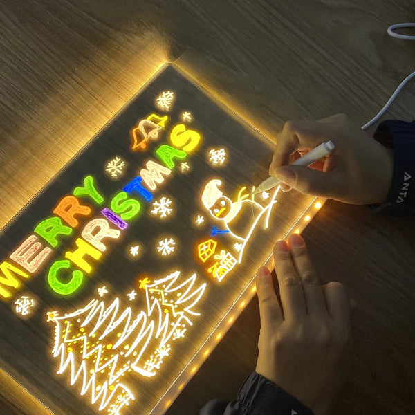 Schermloos LED-tekenbord voor creatieve kinderen - LumoPad