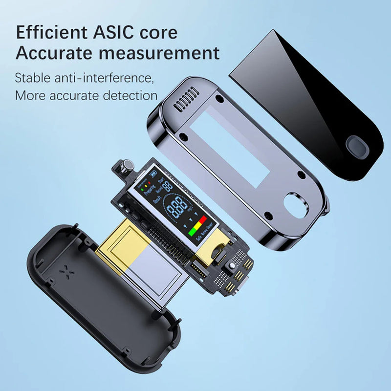 Digitale Ademalcoholtester Sleutelhanger – Professionele Blaastest met LCD Scherm