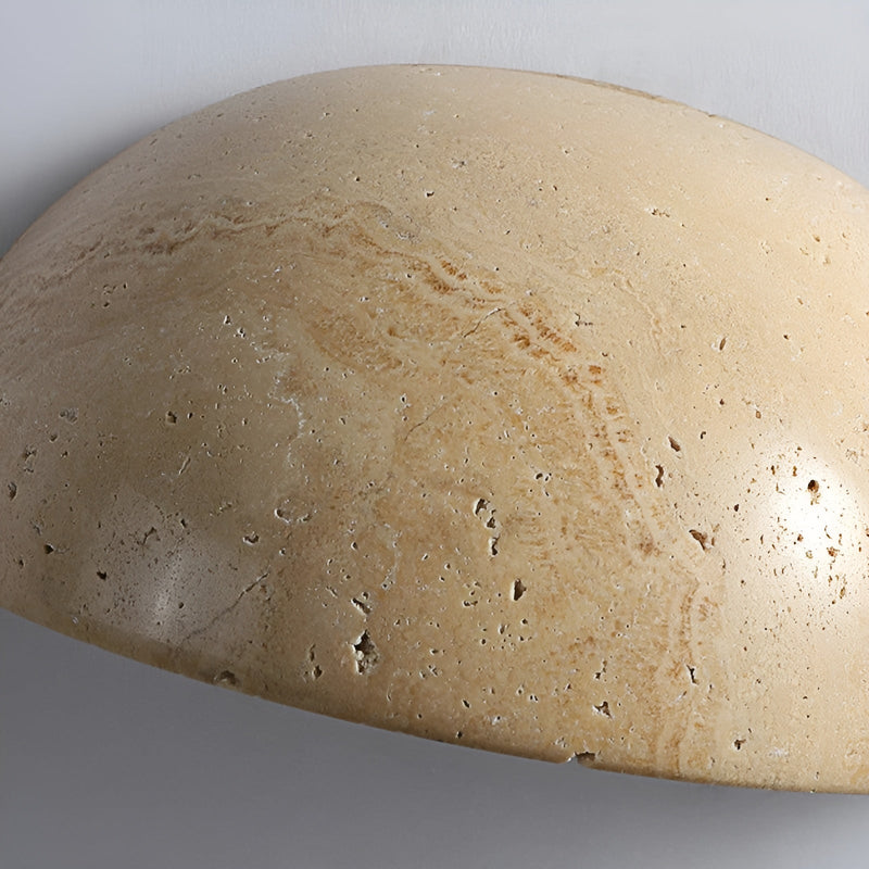 Halfronde LED Wabi-Sabi Wandlamp – ZenGlow