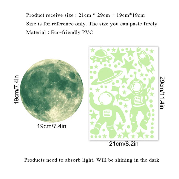 SterrenHimmel Decoratie - Glow-in-the-Dark Wandversiering