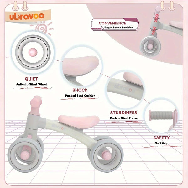 Schattige Balansfiets voor Baby's - Voor Plezier en Ontwikkeling