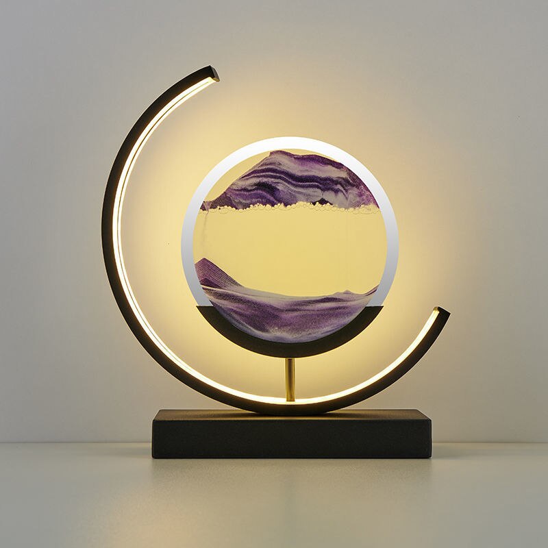 3D Zandschaal Tafellamp - Abyss
