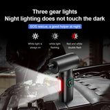2-in-1 Draagbare Luchtstofzuiger en Blazer met LED-Licht (7500mAh) - AirMaster