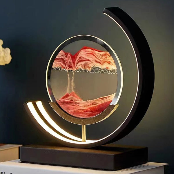 3D Zandschaal Tafellamp - Abyss