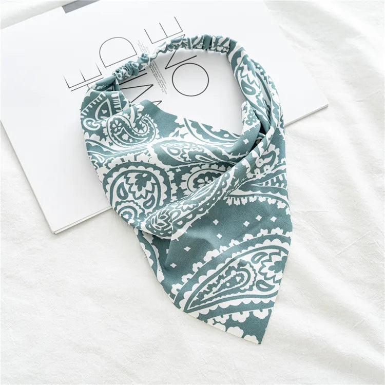 2022 Zomer Vintage Bloemen Bandana – Stijlvolle Haaraccessoires voor Vrouwen en Meisjes