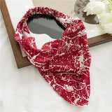 2022 Zomer Vintage Bloemen Bandana – Stijlvolle Haaraccessoires voor Vrouwen en Meisjes