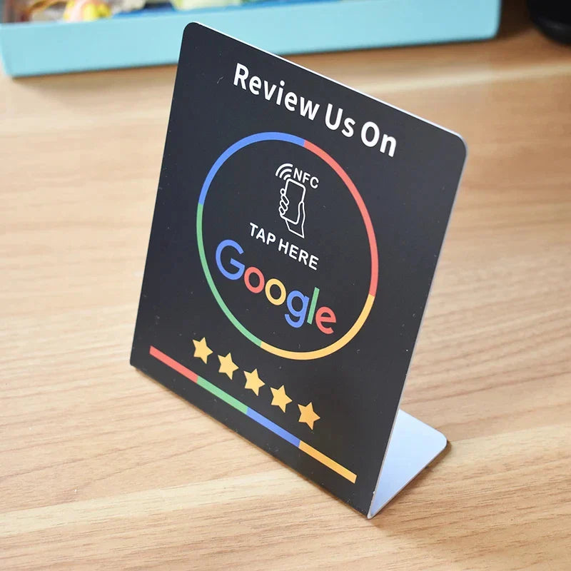 NFC Google Review Kaart - Eenvoudige Klantfeedback Verzameling