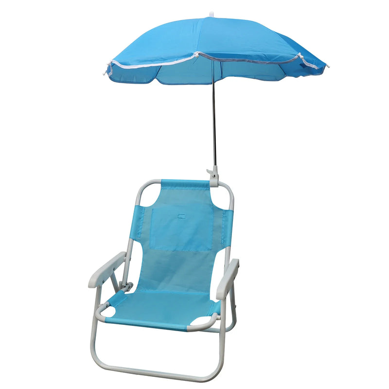 Opvouwbare Strandstoel met Parasol voor Kinderen