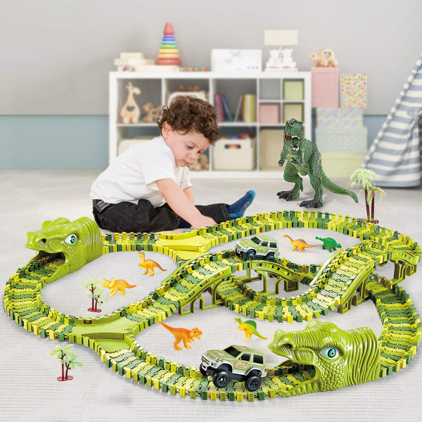 DinoTrack - Dinosaurus Speelgoedset - 360-graden Baan