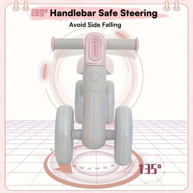 Schattige Balansfiets voor Baby's - Voor Plezier en Ontwikkeling