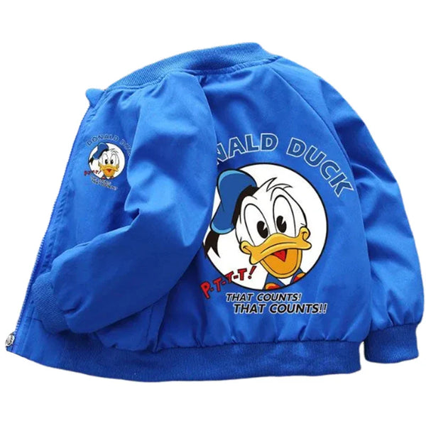 Babyjas met Donald Duck Print – Perfecte Windbreaker voor Lente en Herfst