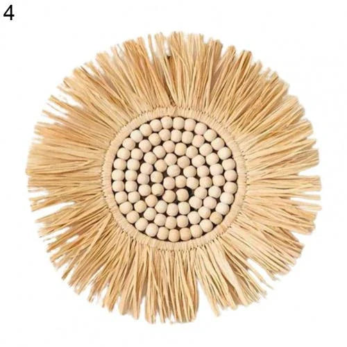 Boho Wanddecoratie Raffia – Authentiek en Sfeervol