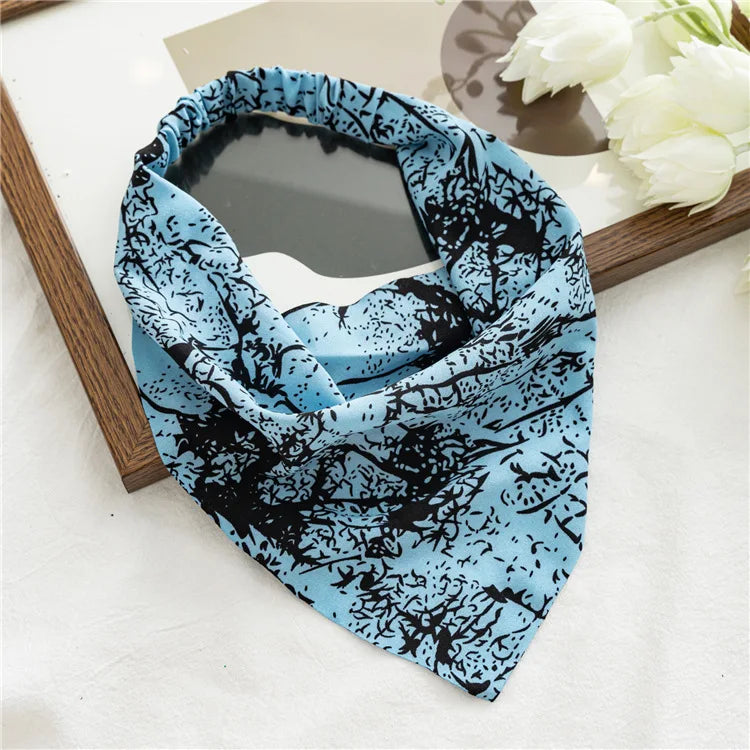 2022 Zomer Vintage Bloemen Bandana – Stijlvolle Haaraccessoires voor Vrouwen en Meisjes