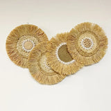 Boho Wanddecoratie Raffia – Authentiek en Sfeervol