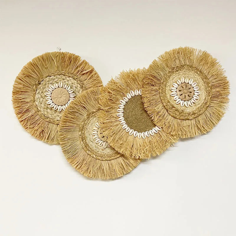Boho Wanddecoratie Raffia – Authentiek en Sfeervol
