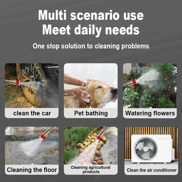 PowerWash Draadloze Autowaspistool – Krachtig en Handzaam