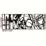 Abstracte Kunst Wanddecoratie – Vierdelige Moderne Set