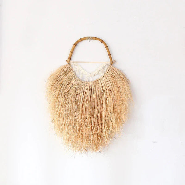 Boho Wanddecoratie Raffia – Authentiek en Sfeervol