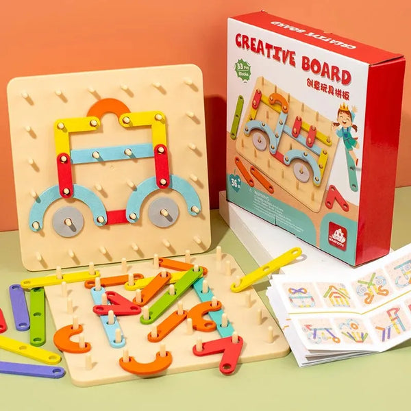Creatief Bouwbord - Leren & Spelen