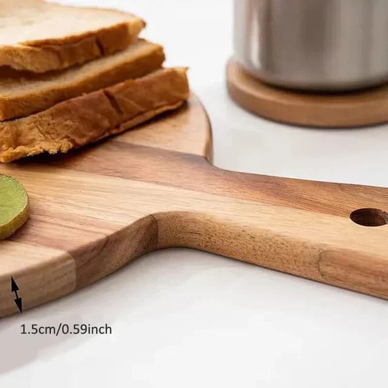 Acacia-Houten Pizzaschop & Serveerplank – WoodStyle