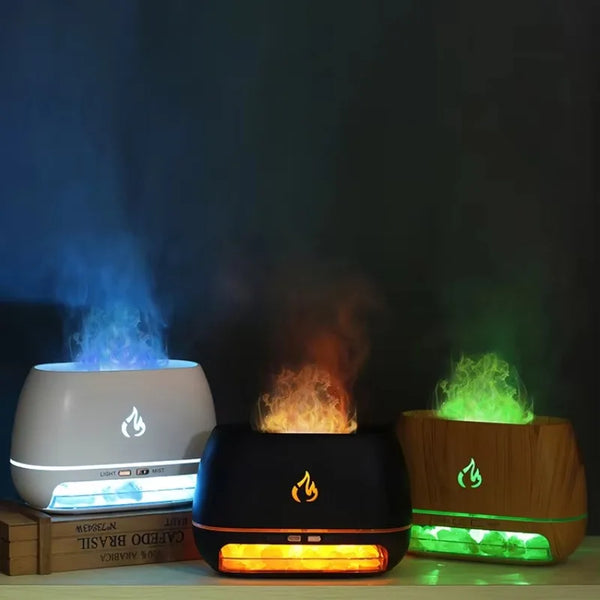 AuraGlow Himalaya Zout Diffuser - Oplaadbaar met Kleurwisselmodi - Draadloos Gebruik met Kalmerende Zoutgloed