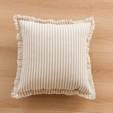 Jacquard Kussenhoes met Franjes – Tijdloos en Comfortabel