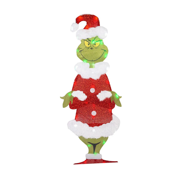 Grinch Kerstdecoratie - Vrolijke Tuinverlichting voor de Feestdagen