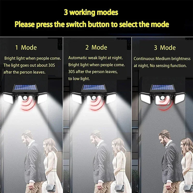 Zonne-energie Wandlamp - EcoBright