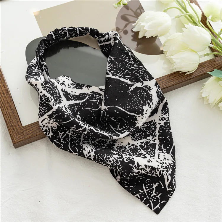 2022 Zomer Vintage Bloemen Bandana – Stijlvolle Haaraccessoires voor Vrouwen en Meisjes