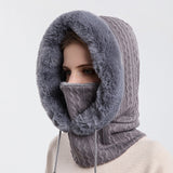 Wintercapuchon met Gezichtsmasker - Warm en Beschermend