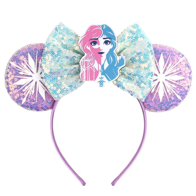 Frozen Haaraccessoires – Elsa en Anna Mickey Mouse Oren Haarbanden voor Meisjes