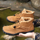 Glador High Barefoot Schoenen | Barefoot schoenen | Warme hoge barefoot wandelschoenen voor alle seizoenen