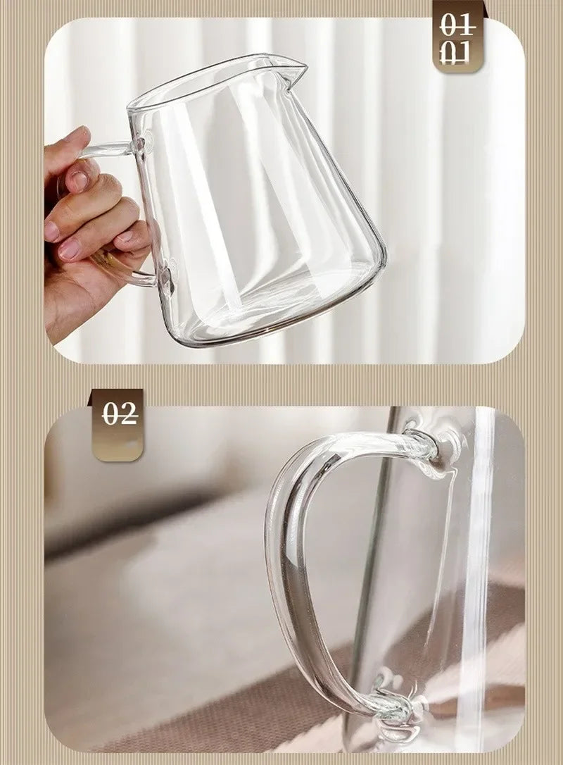 450ml-950ml Hittebestendige Glazen Theepot – RVS Theefilter, Bloemenketel voor Kung Fu Thee Accessoires, Puer- en Oolong-thee