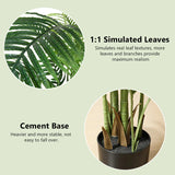 130cm Grote Kunstpalm Met Pot | Tropische Nepplant | Binnen & Buiten Interieurdecoratie