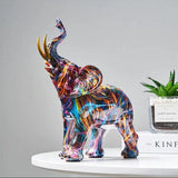 Elepantik - Abstract Beeldje Olifant