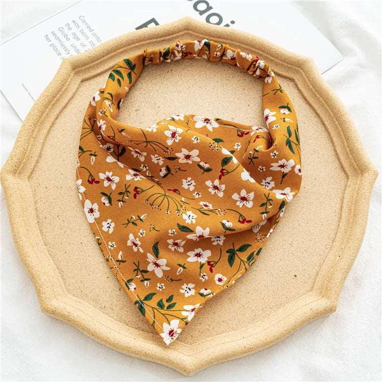 2022 Zomer Vintage Bloemen Bandana – Stijlvolle Haaraccessoires voor Vrouwen en Meisjes