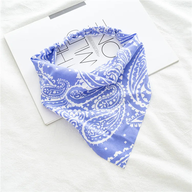 2022 Zomer Vintage Bloemen Bandana – Stijlvolle Haaraccessoires voor Vrouwen en Meisjes