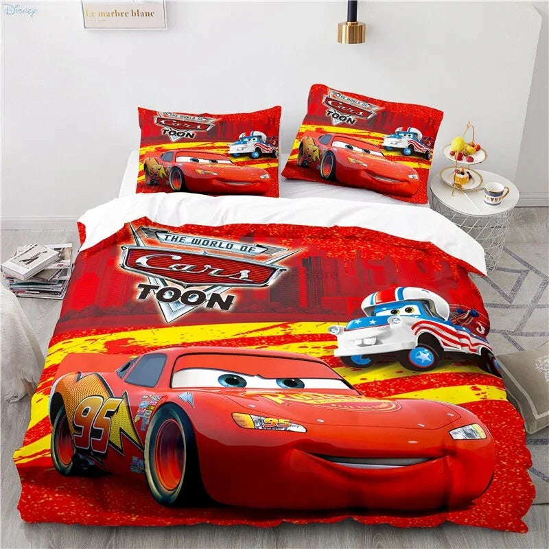 Cars Lightning McQueen Beddengoedset – Leuke en Comfortabele Set voor Kinderen