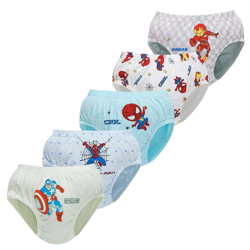 Spider-Man Ondergoedset voor Jongens – 5 Stuks in Leuke Superhelden Designs
