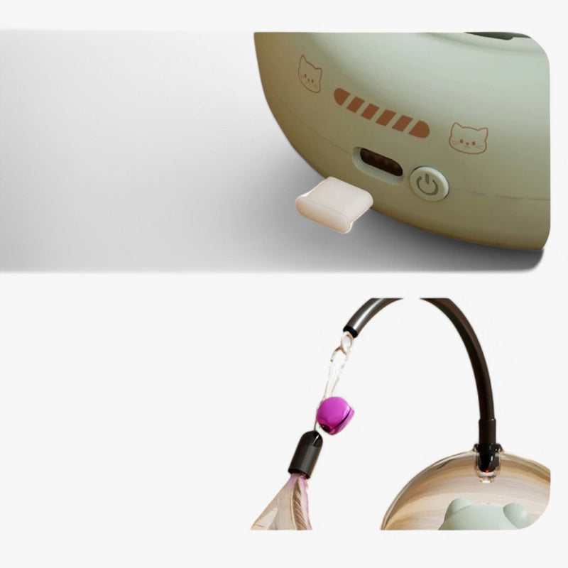 Slimme Laser Katten Speelgoed met Regenbooglicht – Nola