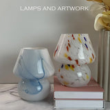 Esthetische Glazen Paddenstoel Lamp - LumiMush