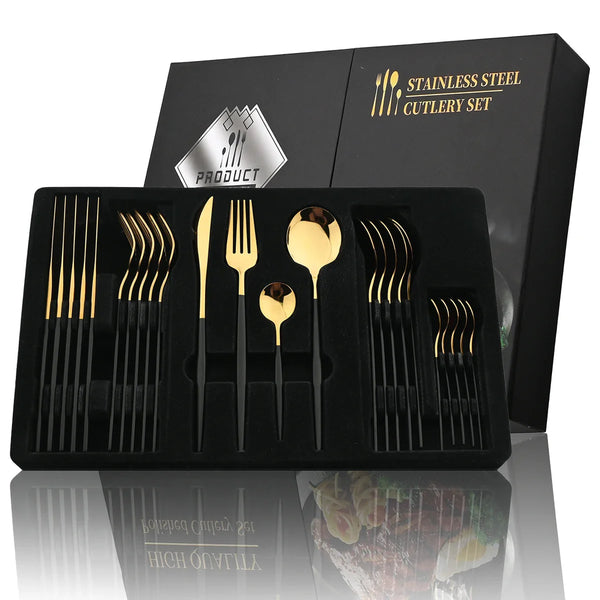 Gouden Luxe Bestekset - Voor een Elegante Tafelsetting