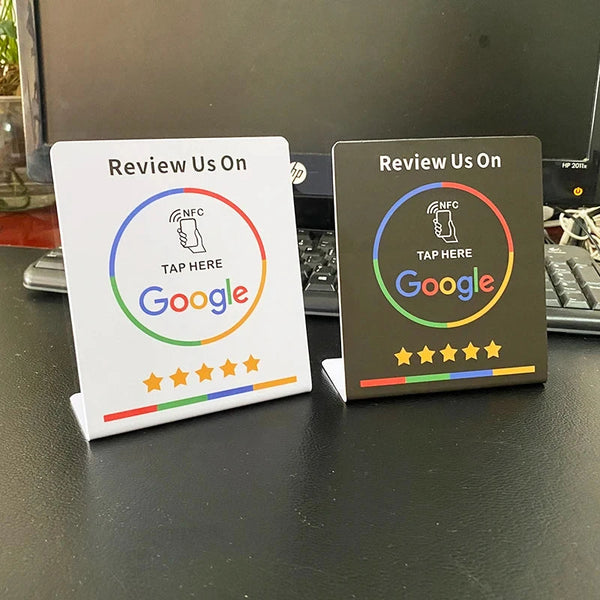 NFC Google Review Kaart - Eenvoudige Klantfeedback Verzameling
