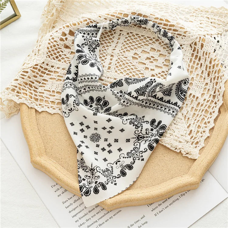 2022 Zomer Vintage Bloemen Bandana – Stijlvolle Haaraccessoires voor Vrouwen en Meisjes