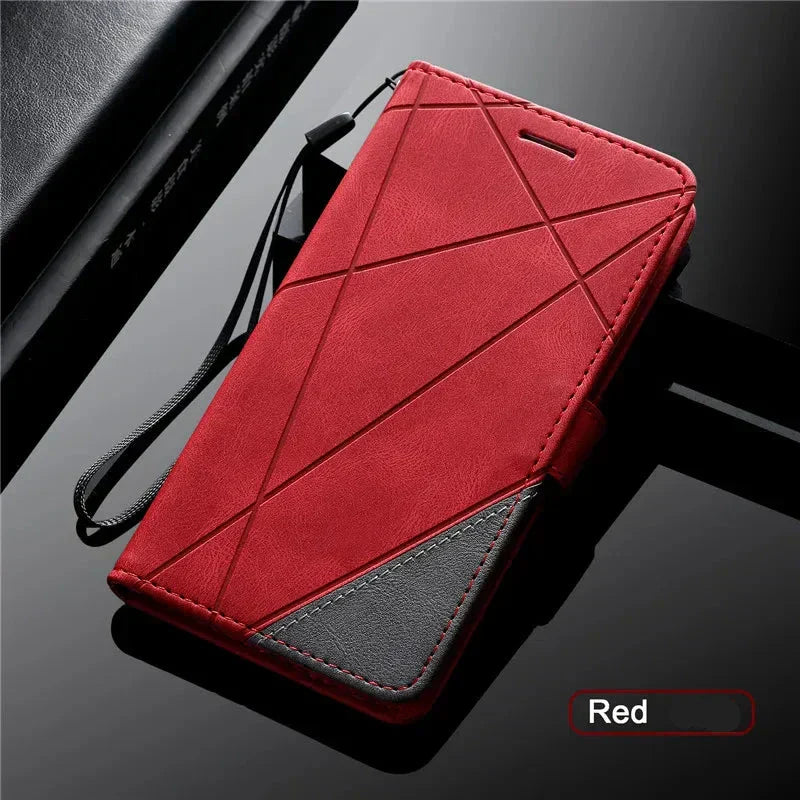 Flip Magnetisch Lederen Hoes voor Samsung Galaxy A Series